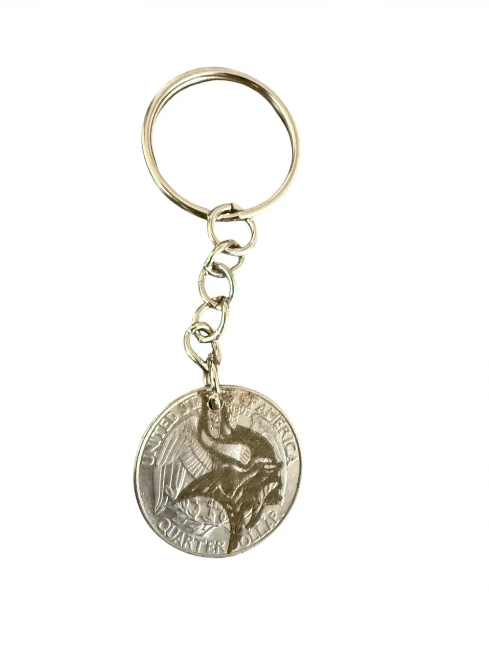 Minnesota Vikings quarter keychain